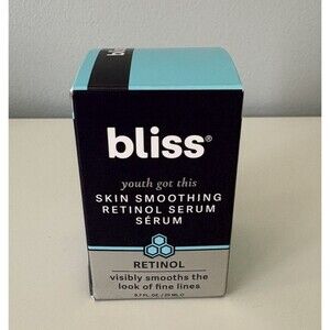bliss Youth Got This Skin Smoothing Retinol Serum 0.7 fl oz 20 ML New!